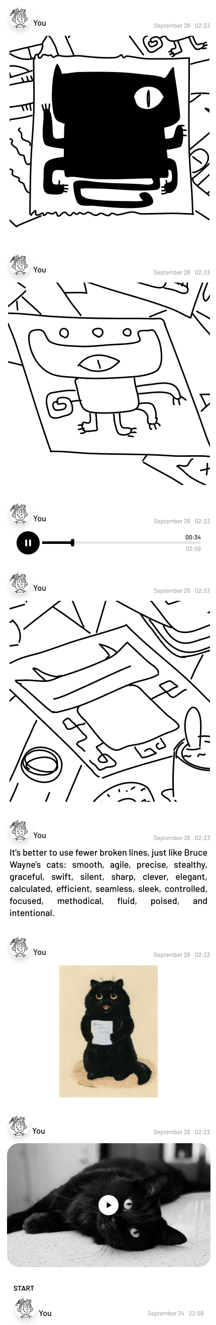 ame post-process for cat